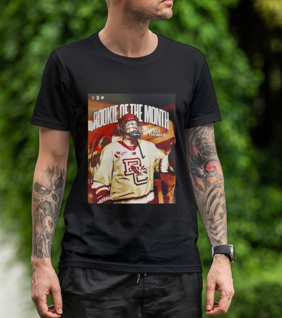 Rookie Of The Month Ava Thomas Boston College Hockey T-Shirt