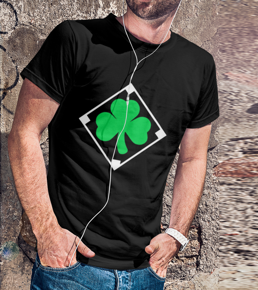 Shamrock Diamond Irish Licensed Clover T-Shirt
