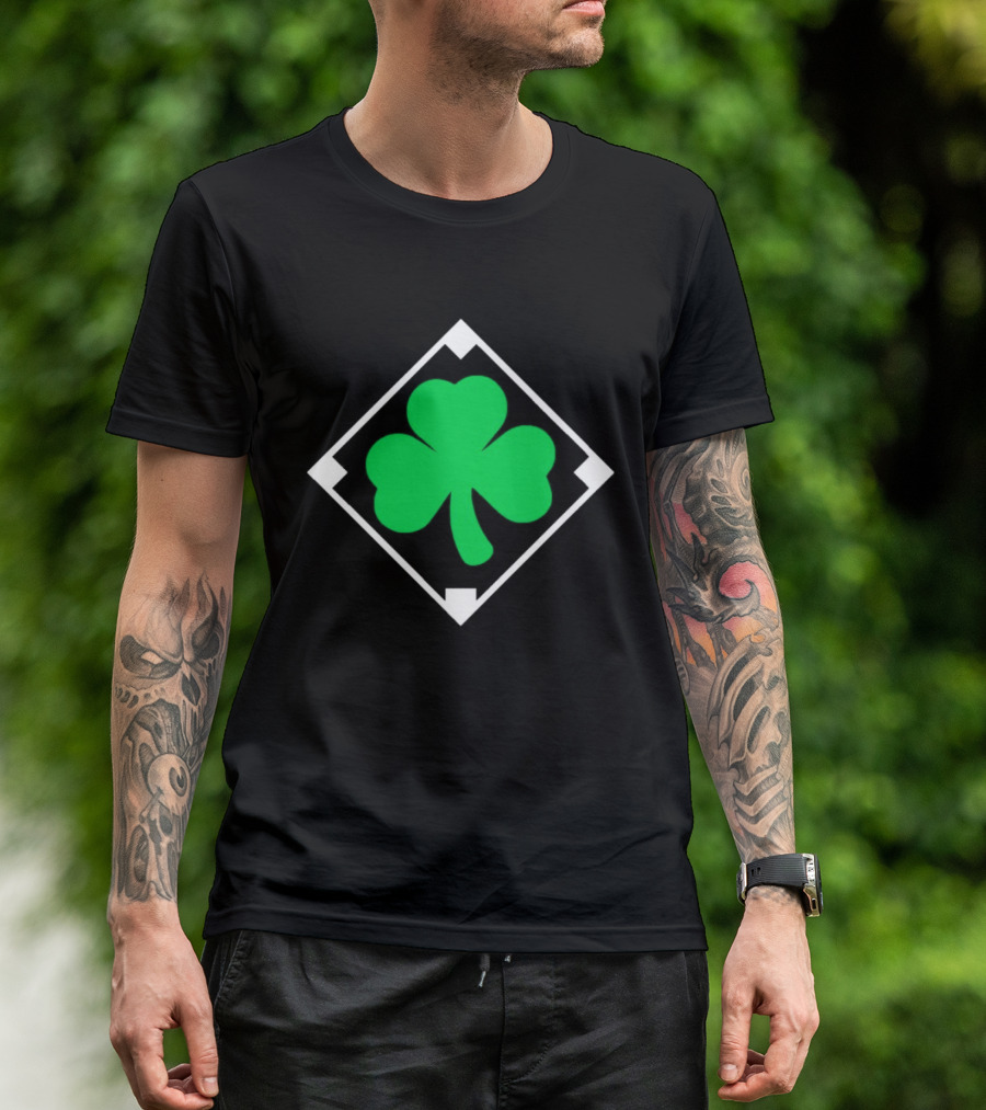Shamrock Diamond Irish Licensed Clover T-Shirt