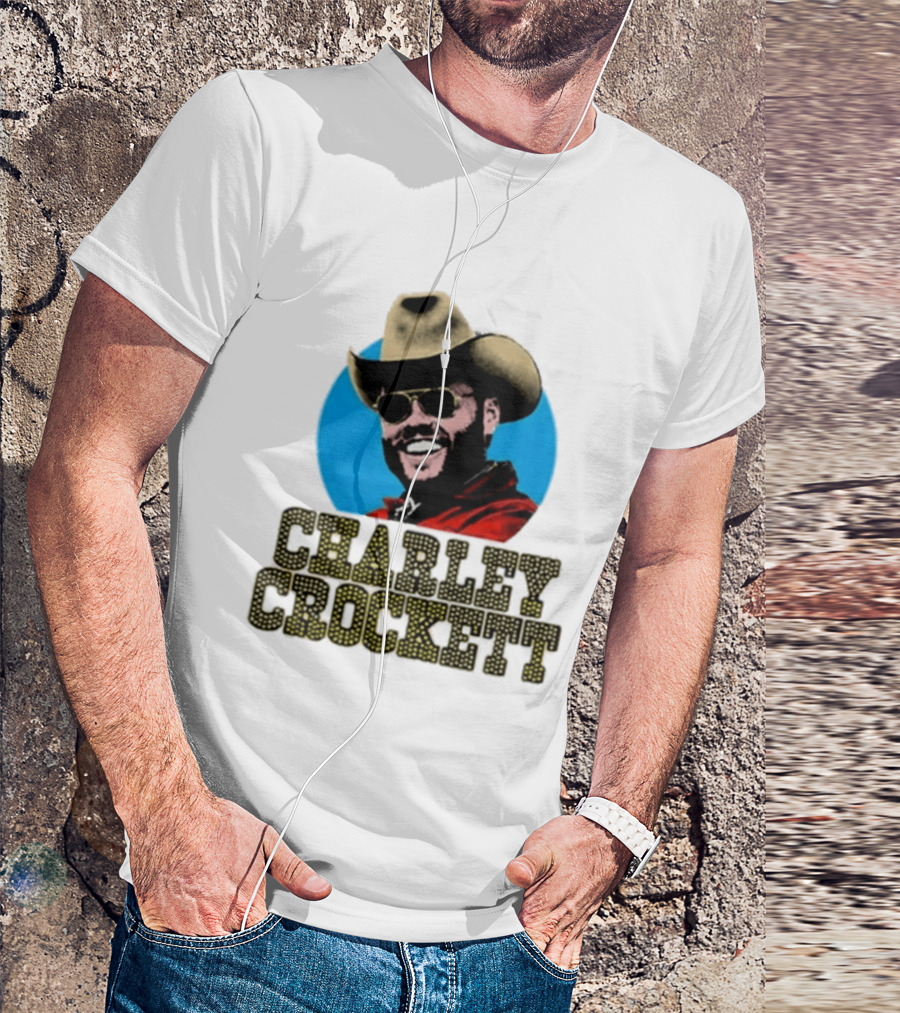 Charley Crockett Cowboy Hat Sunglasses Western T-Shirt