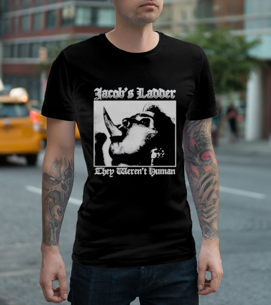 Jacob's Ladder 1990 Cult They Weren't Human Face Montage T-Shirt
