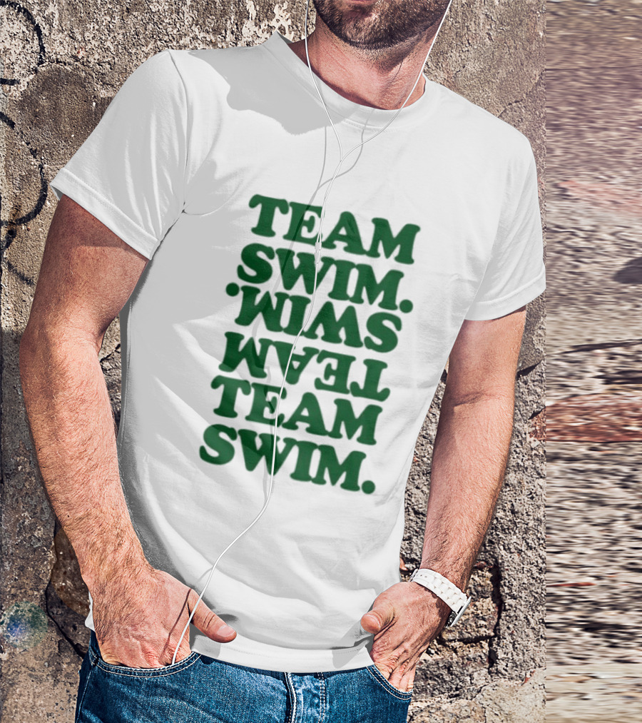 Johnnyswim Team Swim Team Swim Text Stacked T-Shirt