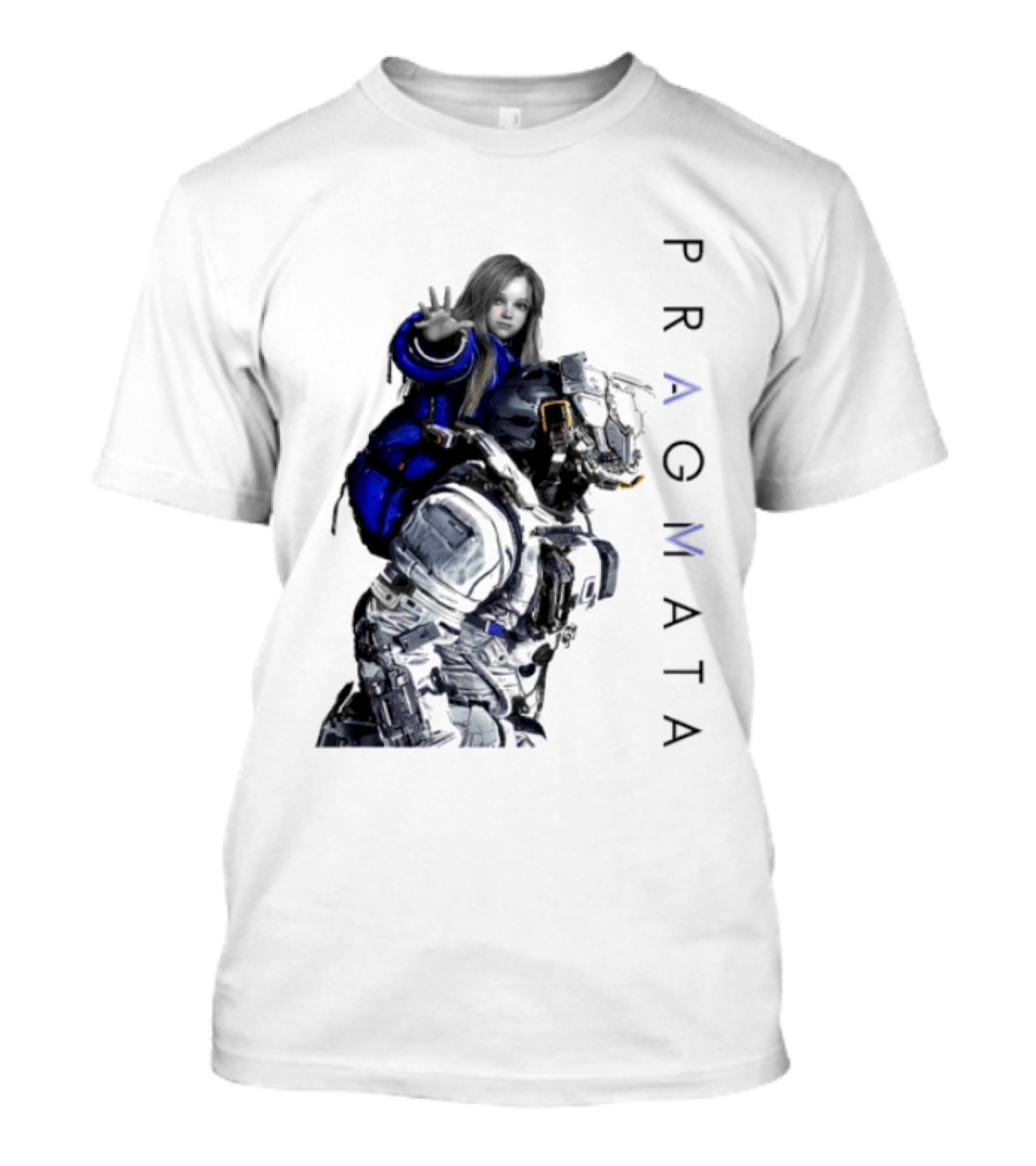 PRAGMATA Character Holding Space Explorer Scene T-Shirt