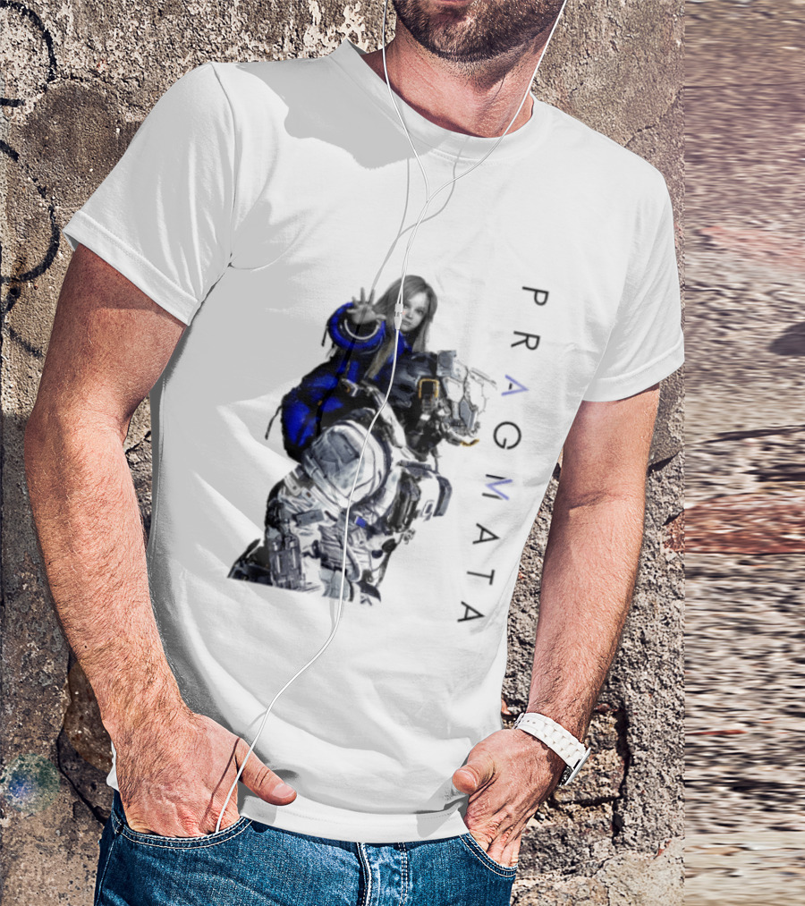 PRAGMATA Character Holding Space Explorer Scene T-Shirt