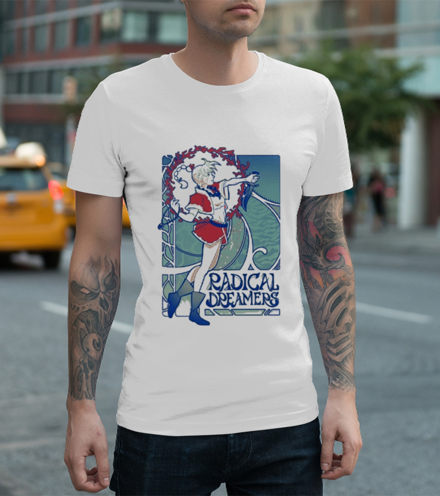 Radical Dreamers Frost Fatales 2026 Anime Girl Art Nouveau T-Shirt