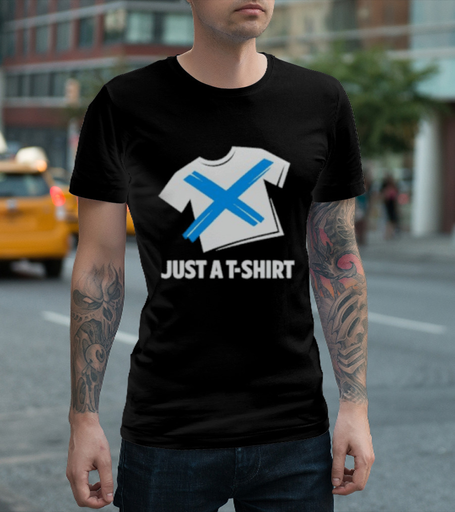 Just A Blue X T-Shirt