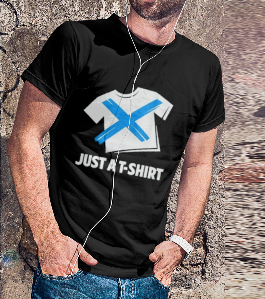 Just A Blue X T-Shirt