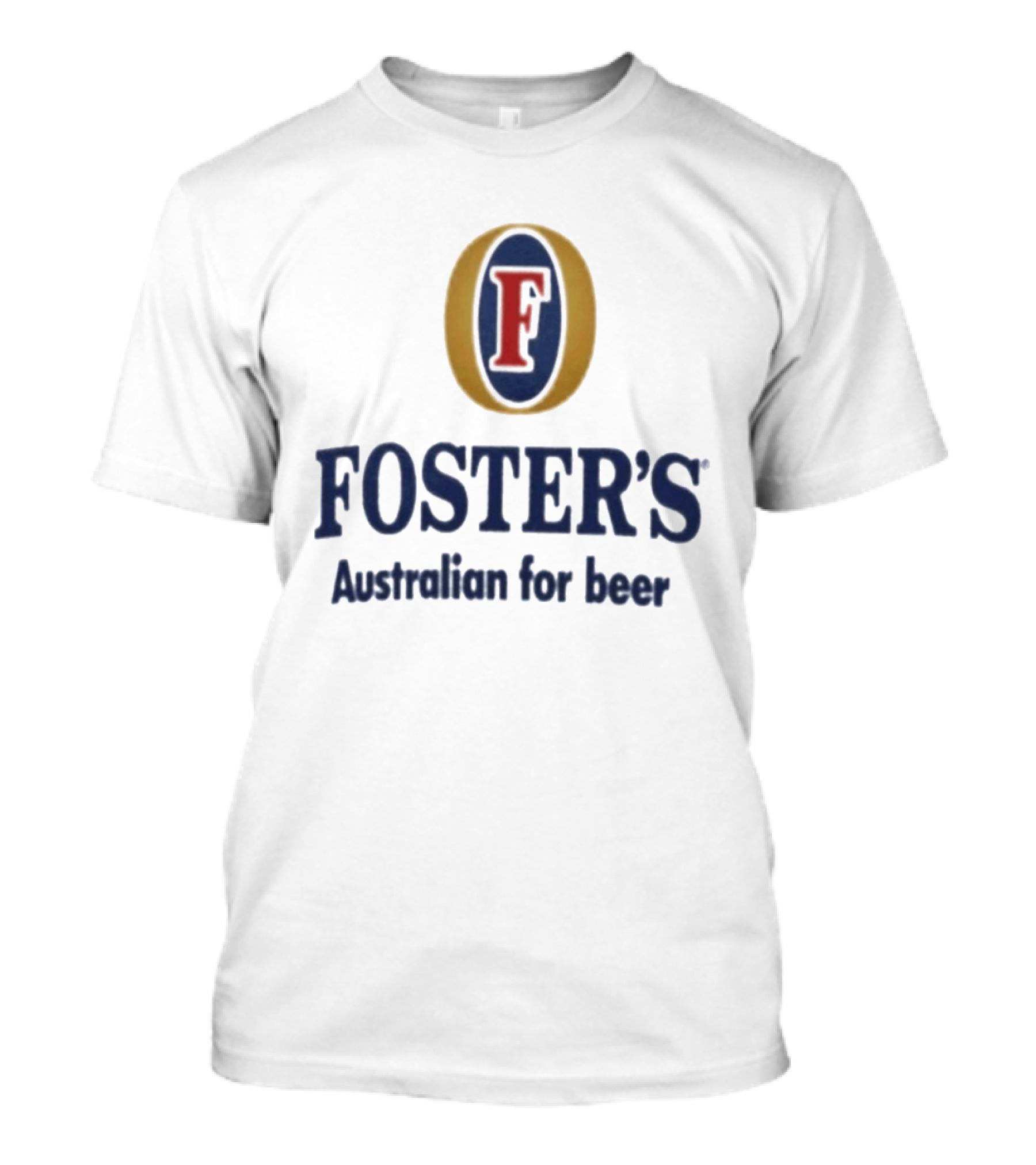 Foster's Australian For Beer Classic F Oval T-Shirt