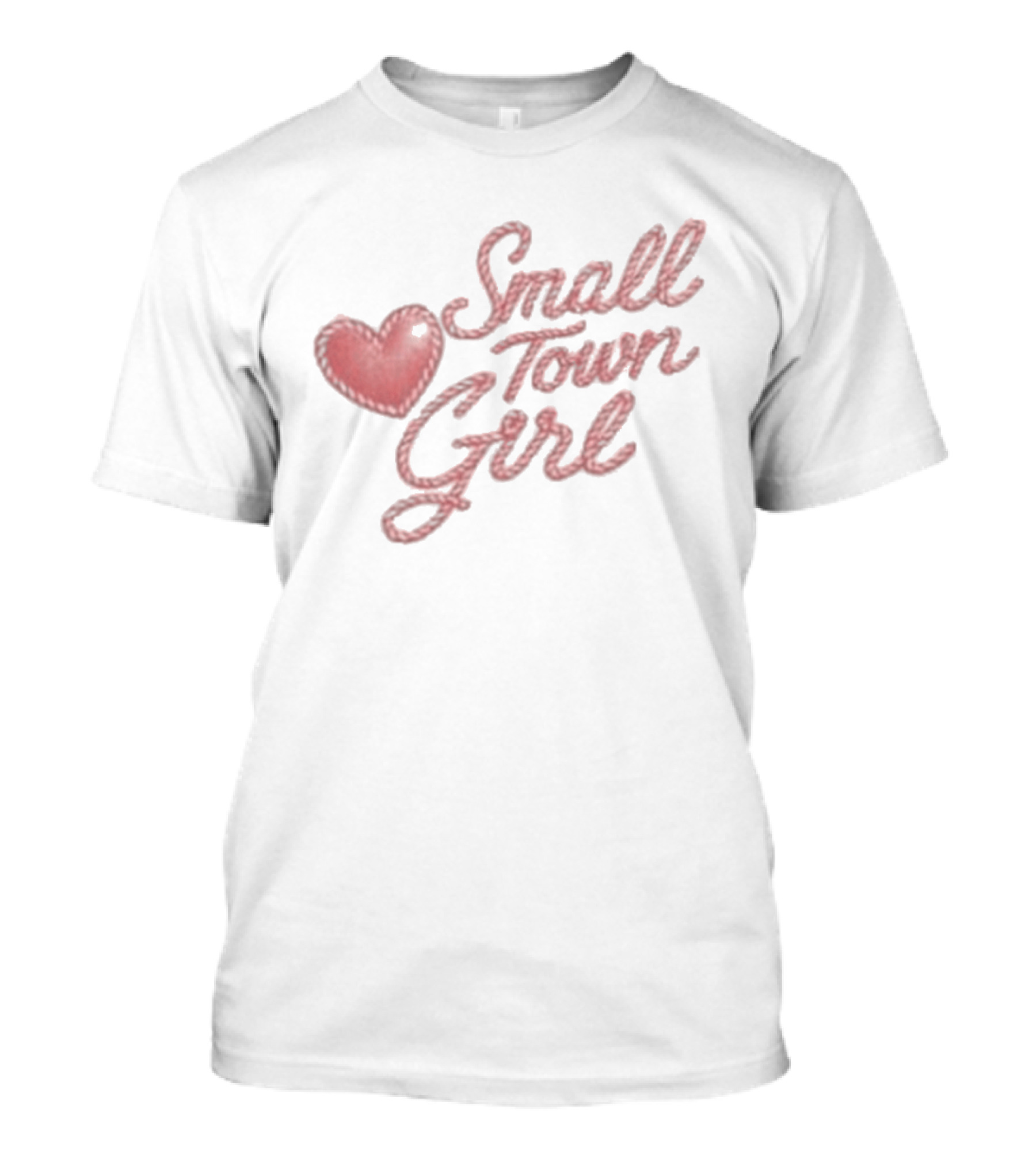 Merchlabs Small Town Girl Heart Stitch Madison Marilla T-Shirt