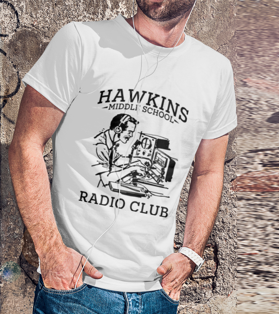 Hawkins Middle School Radio Club Stranger Things T-Shirt