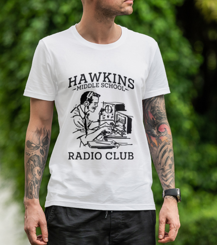 Hawkins Middle School Radio Club Stranger Things T-Shirt