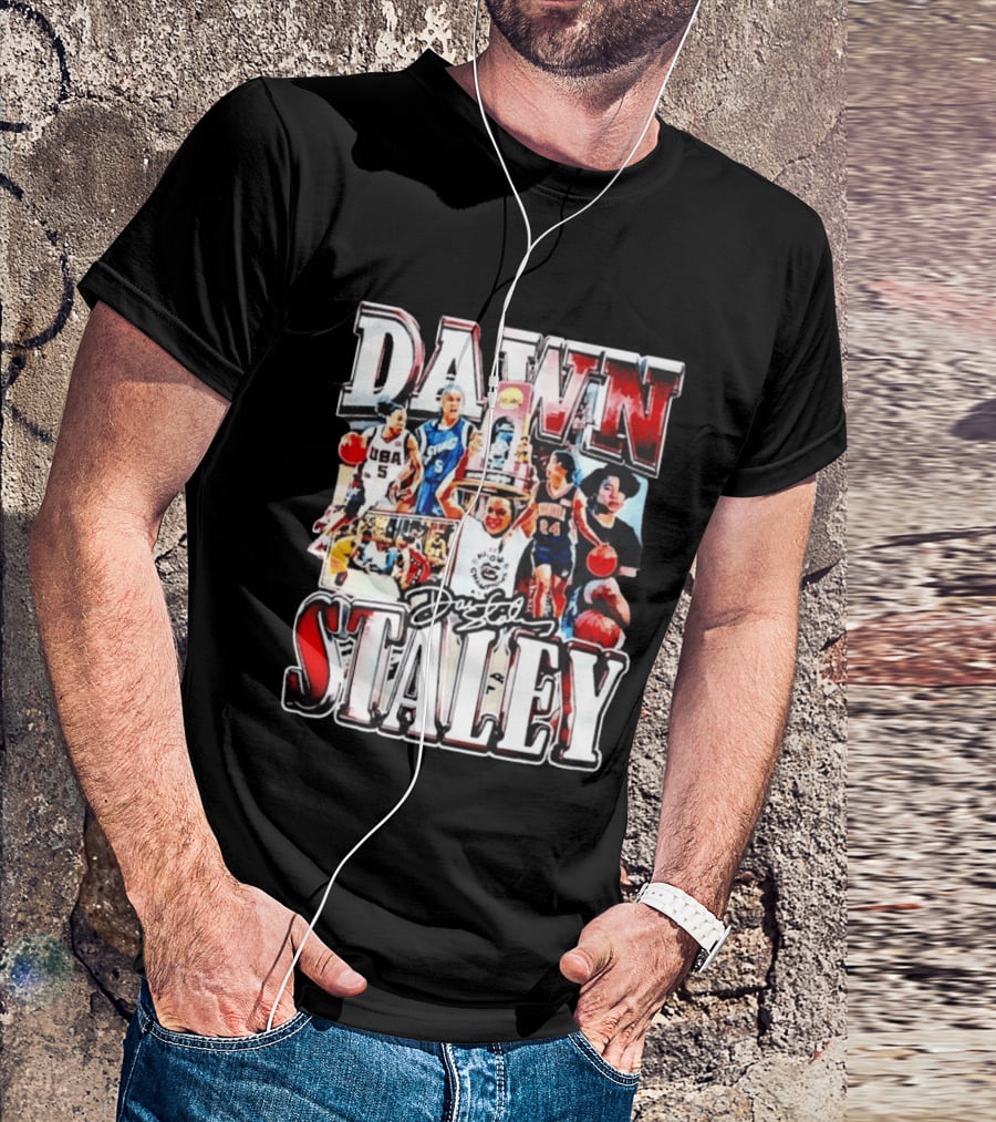 Dawn Staley South Carolina Gamecocks Basketball Collage USA Olympic Champion T-Shirt