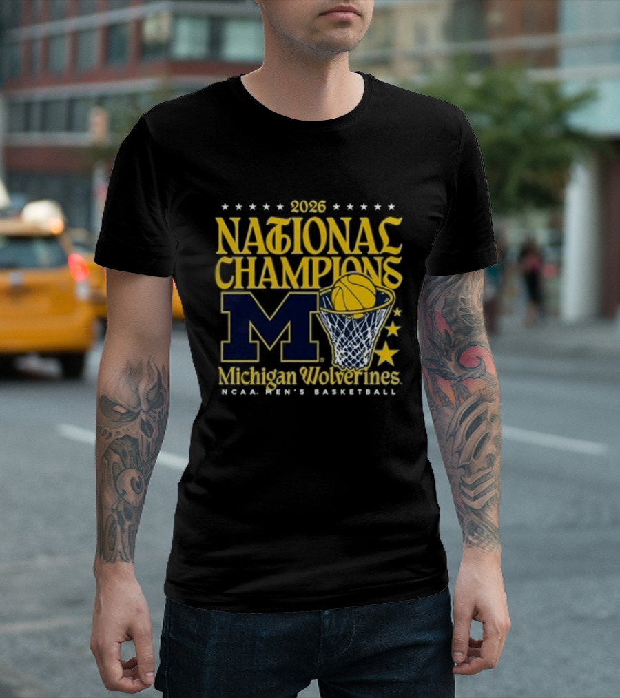 2026 National Champions Michigan Wolverines MBB Women's Basketball T-Shirt