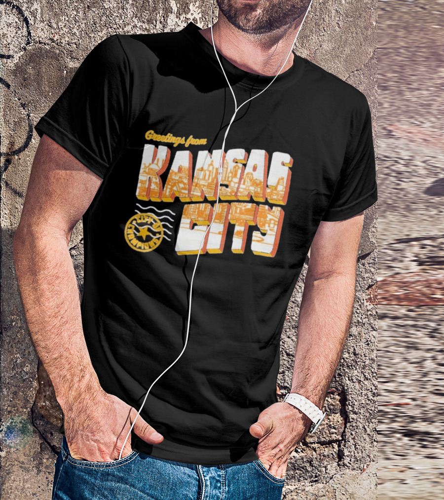 Greetings From Kansas City City Of Champions T-Shirt