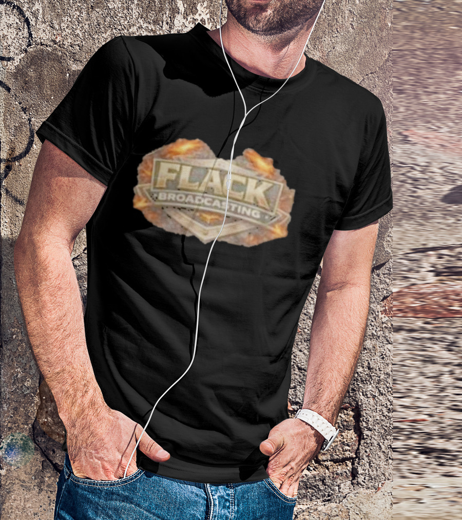 North Country Flack Broadcasting Fire T-Shirt
