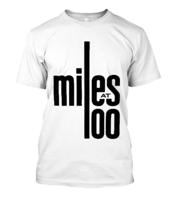 Miles Davis Miles At 100 Black T-Shirt