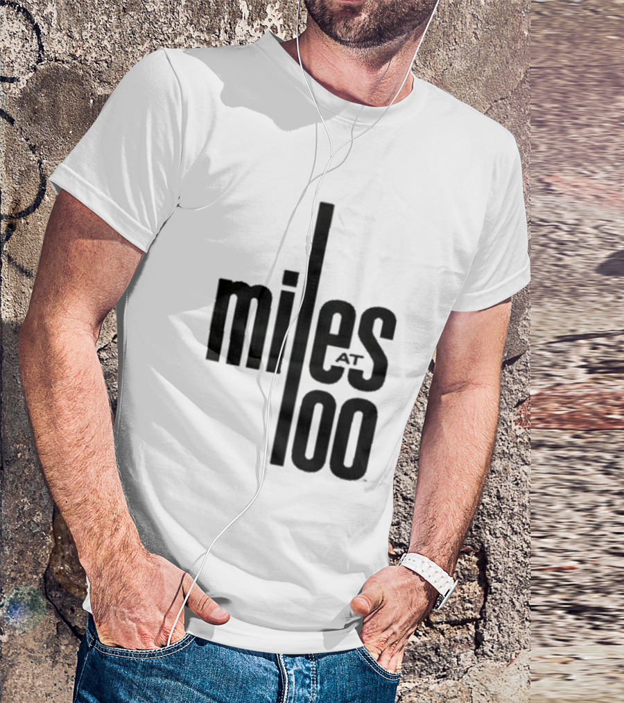 Miles Davis Miles At 100 Black T-Shirt