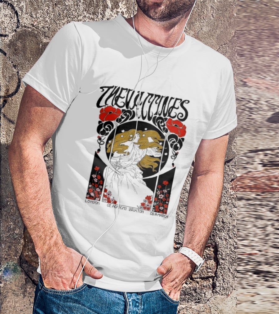 The Vaccines March 13 2026 London Alphonse Mucha T-Shirt