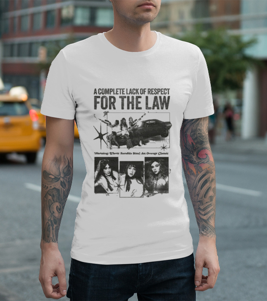 A Complete Lack Of Respect For The Law The Warning Kerosene Newspaper T-Shirt