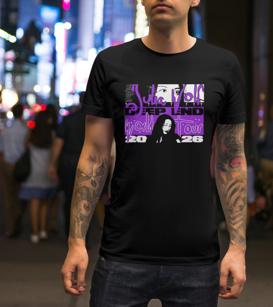Julia Wolf 2026 The Deep End World Tour Dates T-Shirt