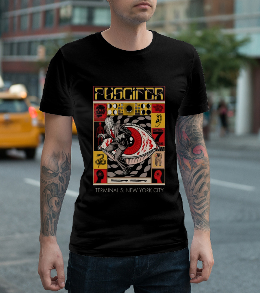 Puscifer Terminal 5 New York City Concert July 4 2026 Eye T-Shirt