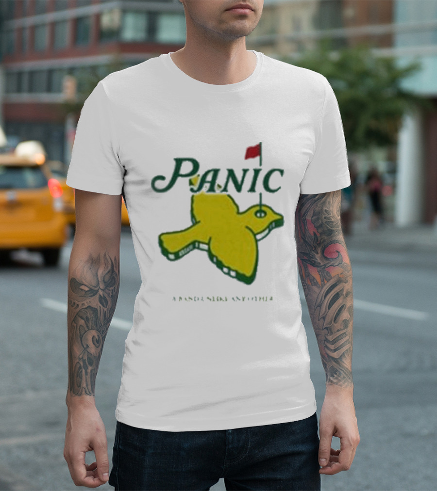 Panic Masters Area33 Bird And Flag T-Shirt
