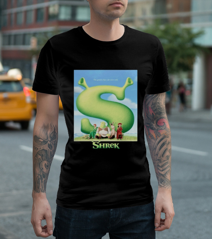 Shrek The Greatest Fairy Tale Never Told Movie Characters T-Shirt