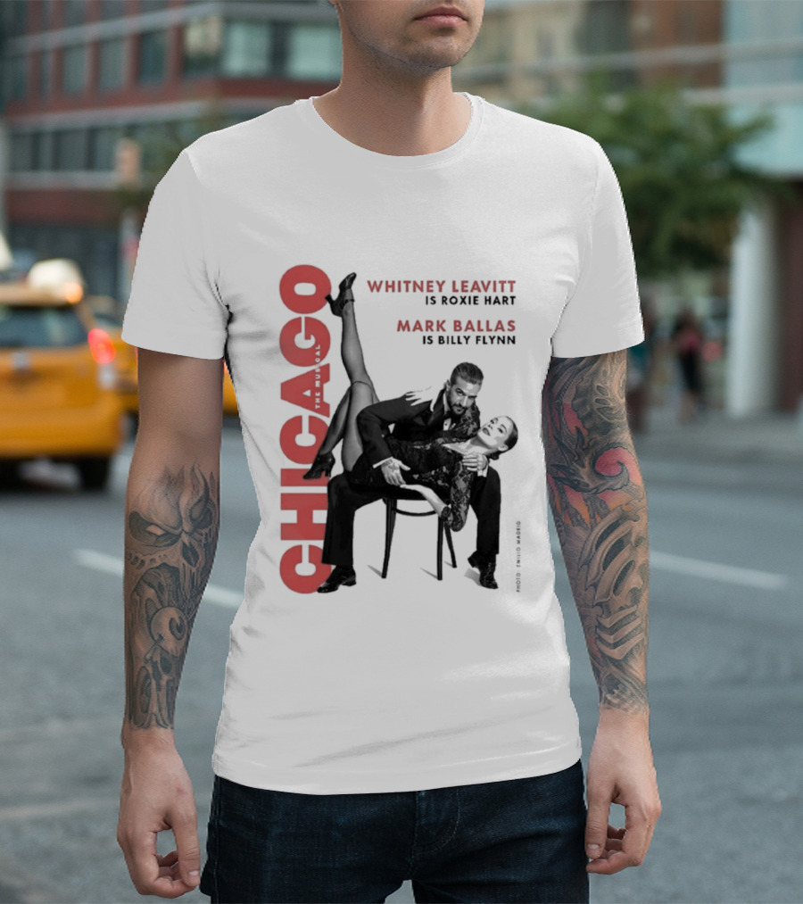 Chicago Whitney Leavitt Roxie Hart Mark Ballas Billy Flynn Emilio Madrid Photo T-Shirt