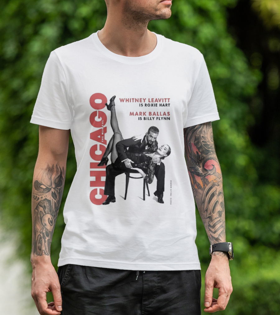 Chicago Whitney Leavitt Roxie Hart Mark Ballas Billy Flynn Emilio Madrid Photo T-Shirt