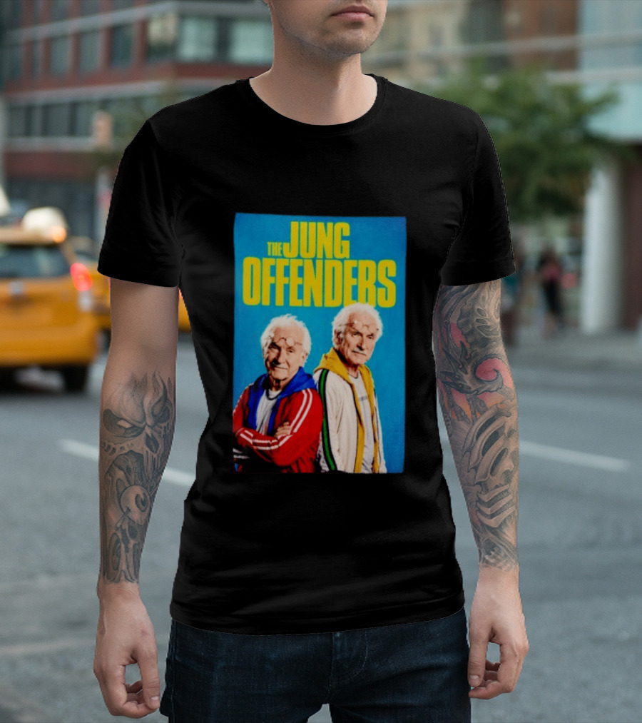 The Jung Offenders Comedy Duo Vintage Look T-Shirt