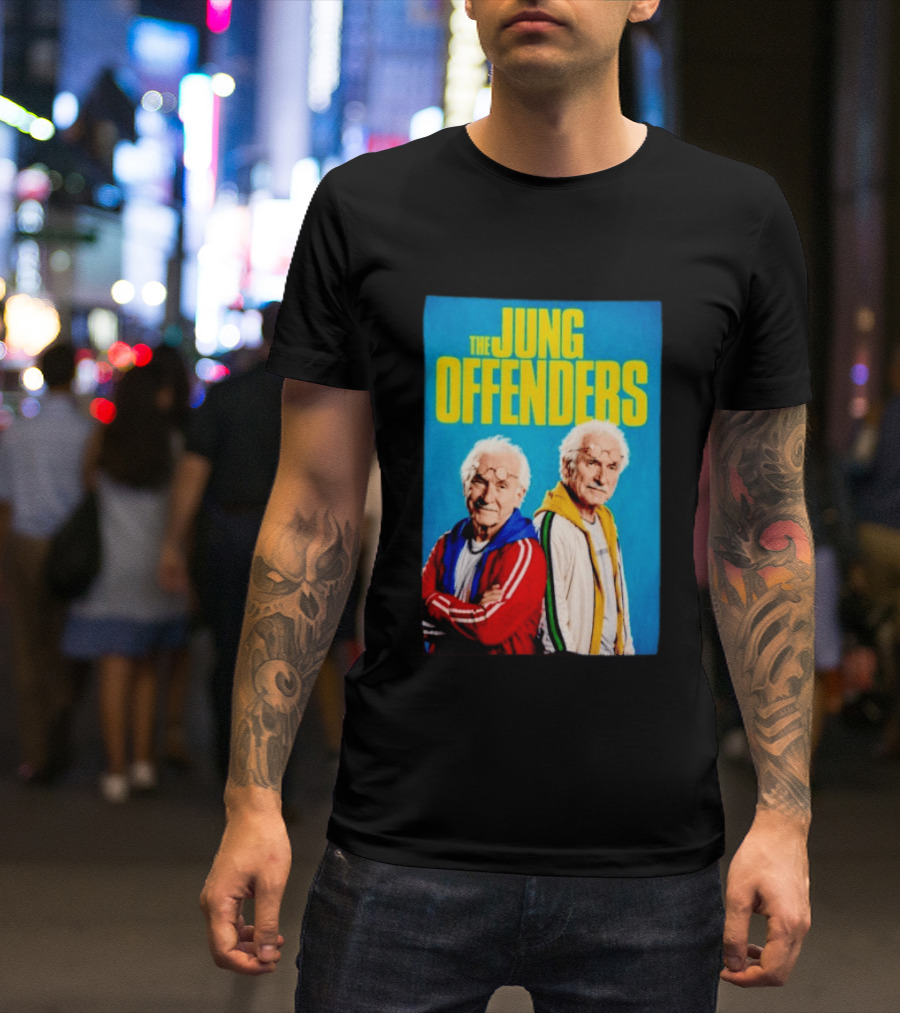 The Jung Offenders Comedy Duo Vintage Look T-Shirt