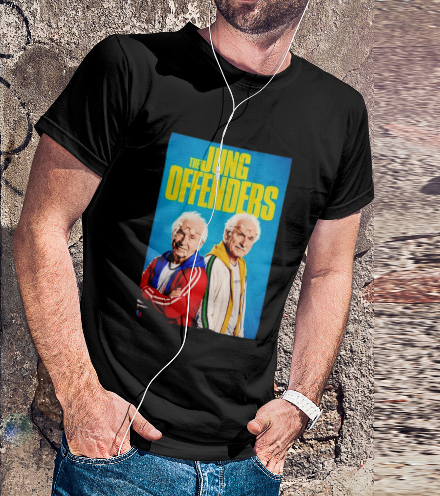 The Jung Offenders Comedy Duo Vintage Look T-Shirt