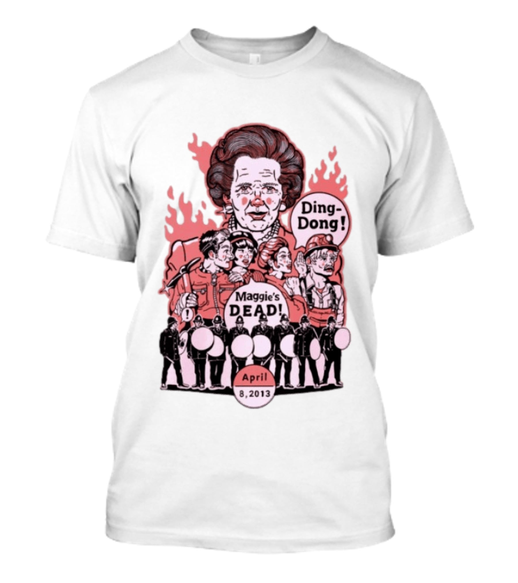 Maggie's Dead April 8, 2013 Ding Dong T-Shirt