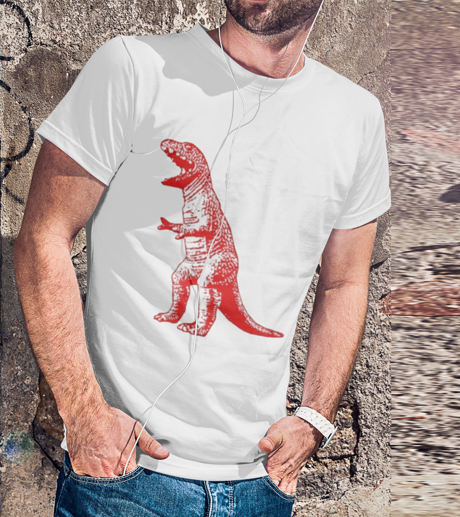 Red Rex Dinosaur Sheldon Cooper Bazinga T-Shirt
