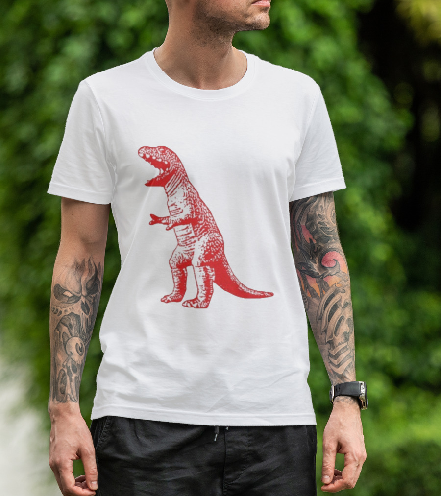 Red Rex Dinosaur Sheldon Cooper Bazinga T-Shirt