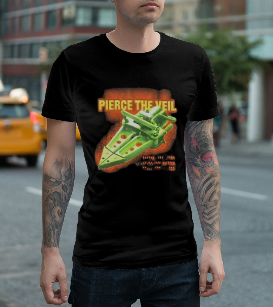Pierce The Veil Jaws Movie Art Cover T-Shirt