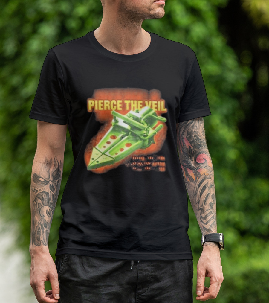 Pierce The Veil Jaws Movie Art Cover T-Shirt