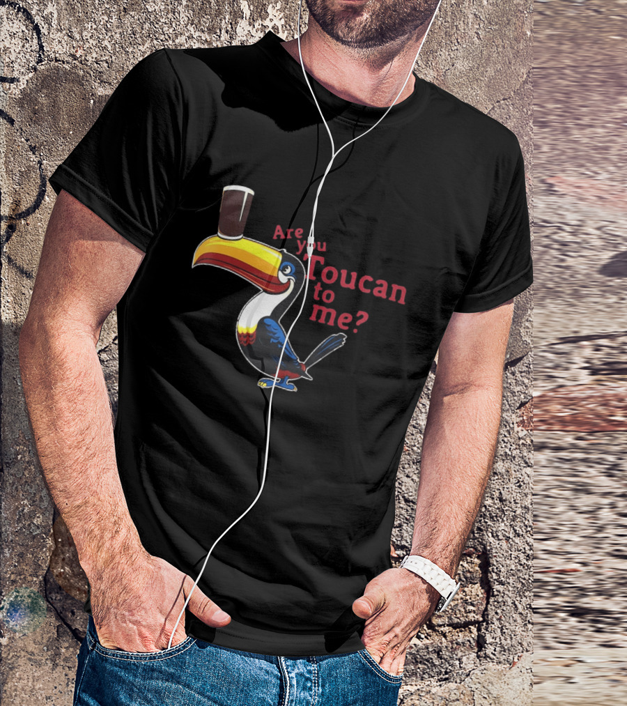 Are You Toucan To Me Guinness Toucan Balancing Pint T-Shirt