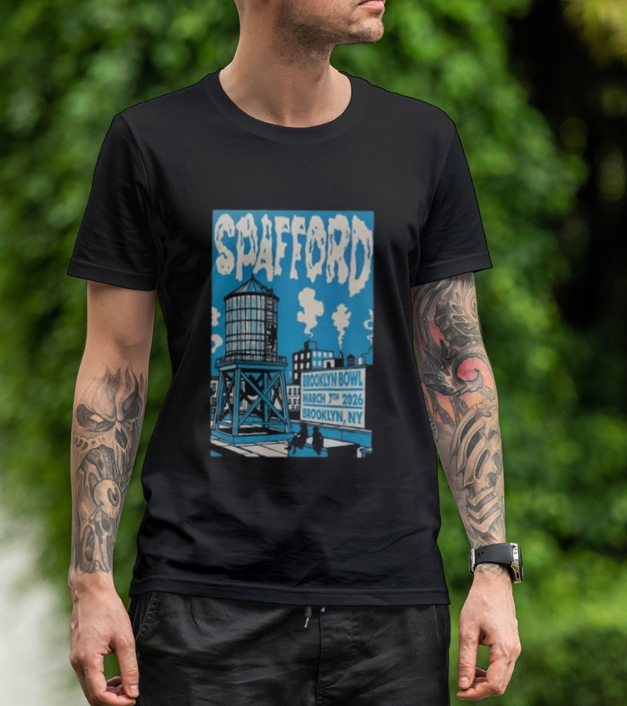 Spafford Brooklyn Bowl March 7th 2026 Brooklyn NY T-Shirt
