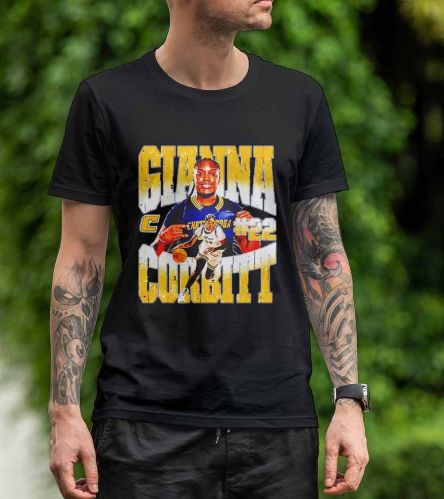 Gianna Corbitt Chattanooga Mocs #22 Basketball T-Shirt