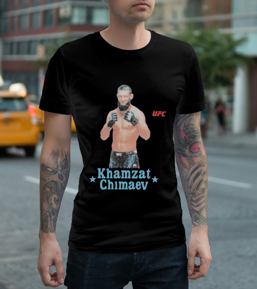 Khamzat Chimaev UFC Wacko Maria Collaboration T-Shirt