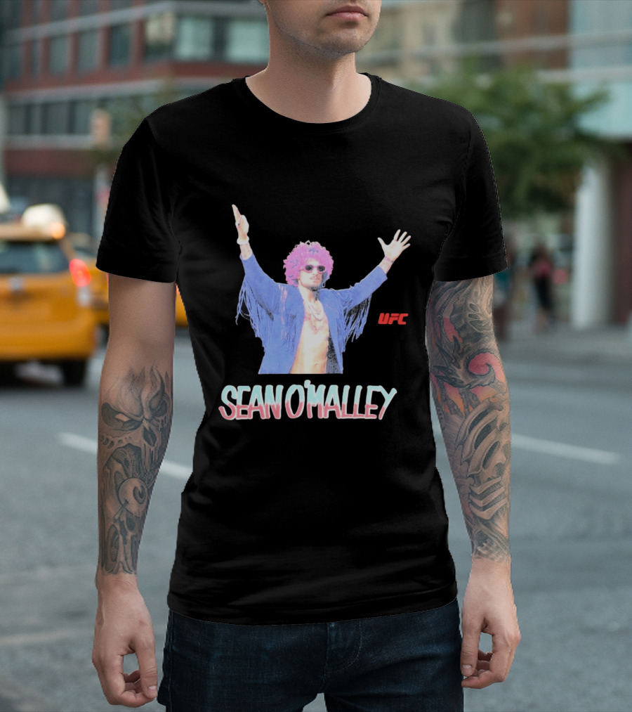 Wacko Maria UFC Sean O'Malley Pink Hair Fringe Jacket T-Shirt