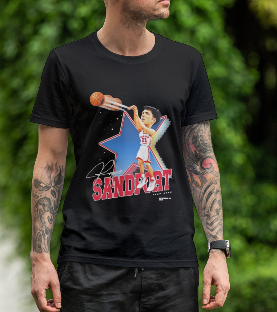 Pryce Sandfort From Deep Were Back Basketball Star T-Shirt