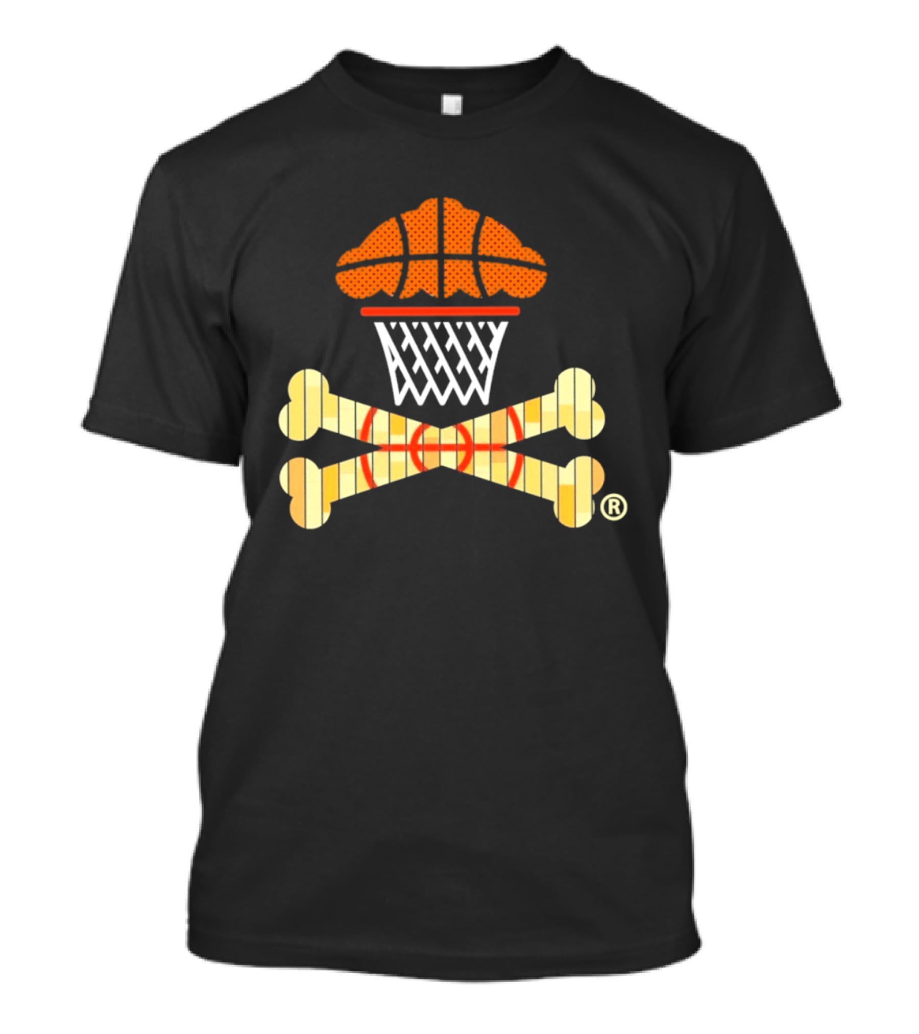 Johnny Cupcakes Women's Boxy Basketball Cupcake Crossbones T-Shirt