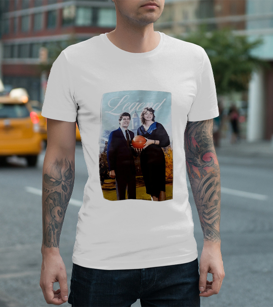 UConn Big East Legend Peggy Myers Basketball Custom T-Shirt