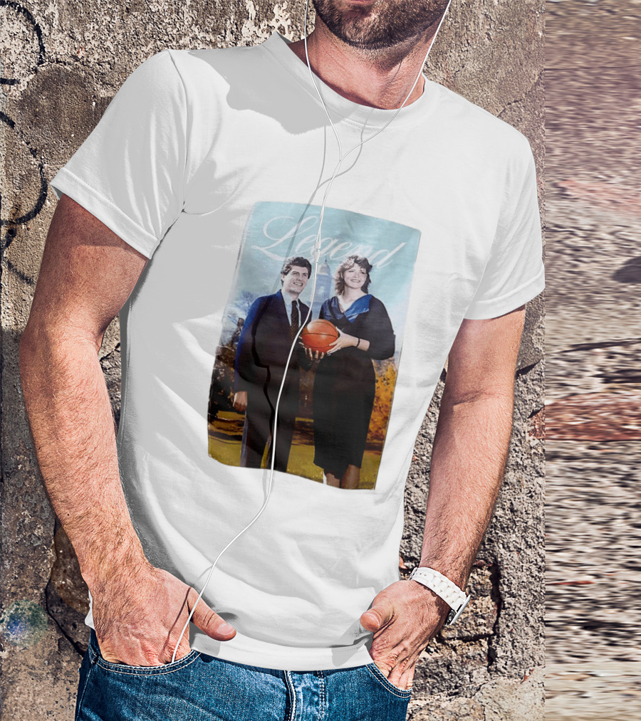 UConn Big East Legend Peggy Myers Basketball Custom T-Shirt