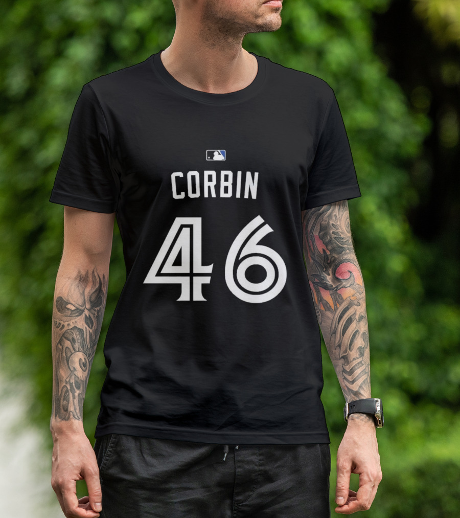 Corbin 46 MLB Toronto Blue Jays Number 46 T-Shirt