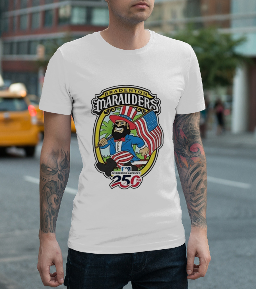 Bradenton Marauders Celebrating America's 250th Independence Day 2026 T-Shirt