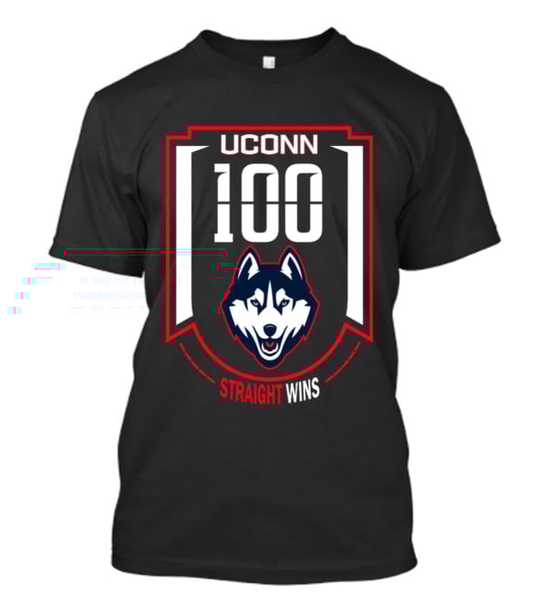 UConn Huskies 100 Straight Wins T-Shirt