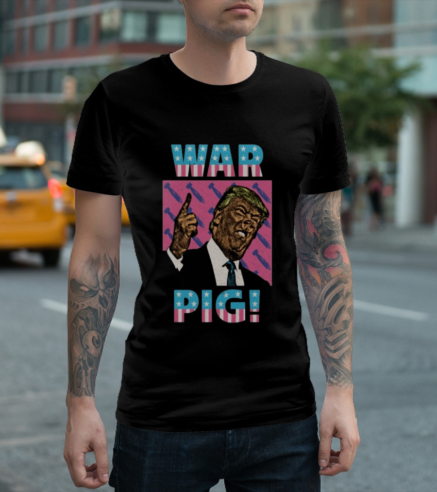 WAR PIG Patriotic Bombs T-Shirt